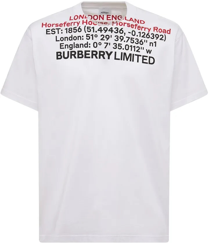 Printed cotton jersey t-shirt