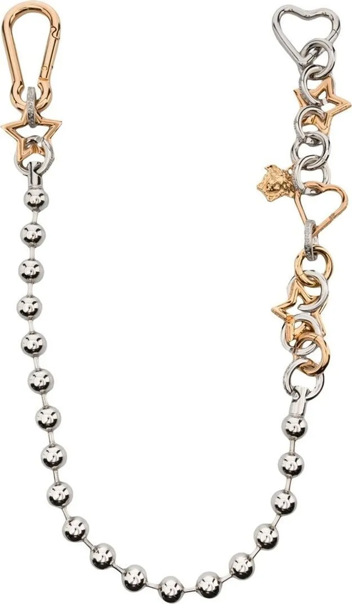 Medusa Head plaque keyring