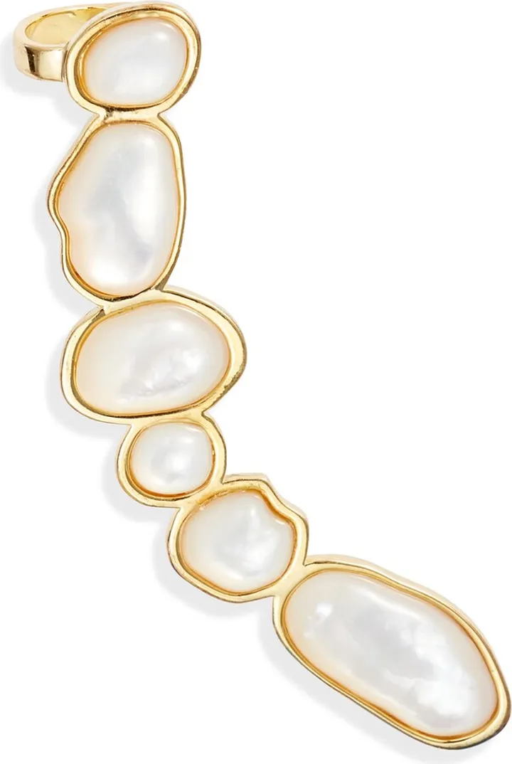 Mina Baroque Freshwater Pearl Ear Climber