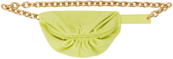 Bottega Veneta Green Belt Chain Pouch