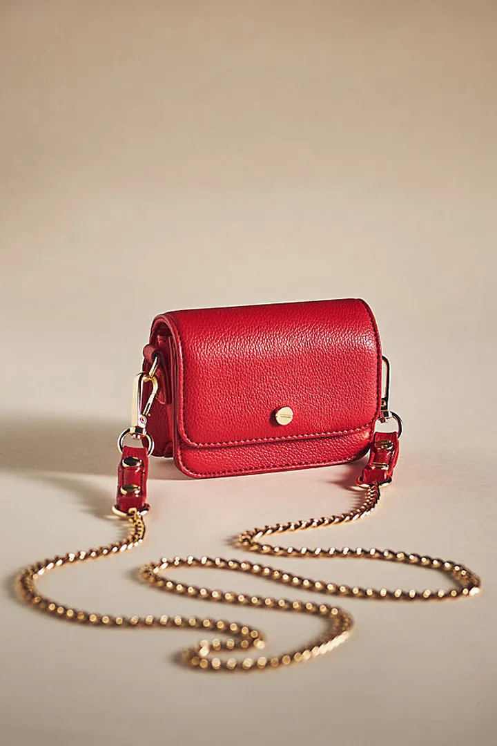 Mali + Lili Card Case Crossbody Bag Red