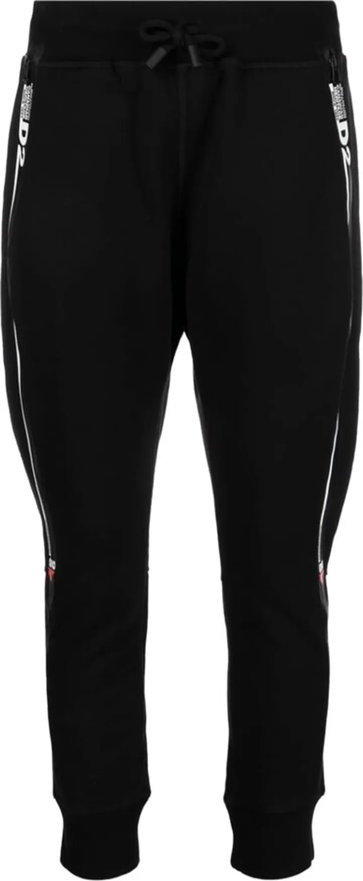Cotton Logo-Print Straight-Leg Trousers