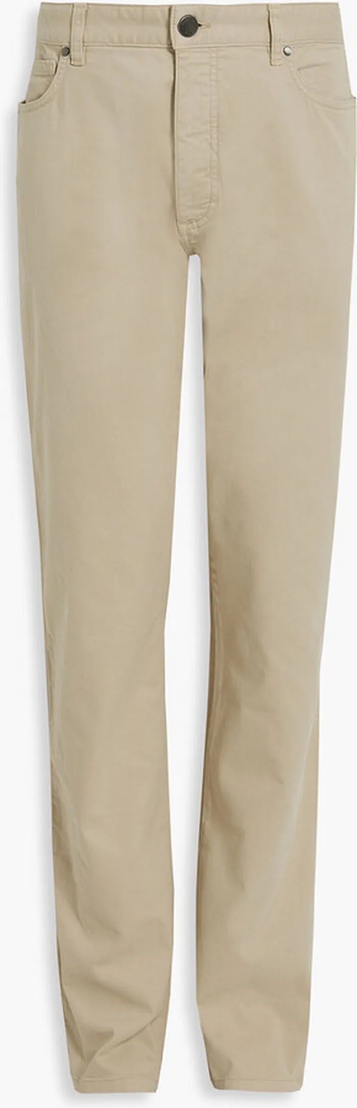 Stretch-cotton twill pants
