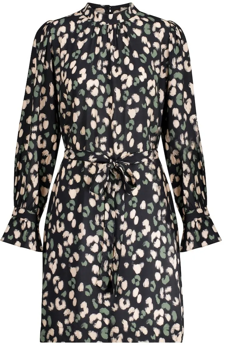 Gertrude leopard-print minidress