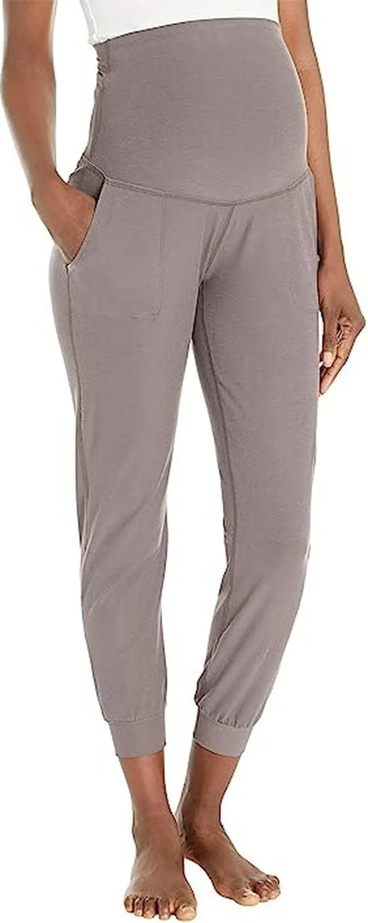 Beyond Yoga Spacedye Maternity Midi Joggers (Woodland Heather) Women's Casual Pants