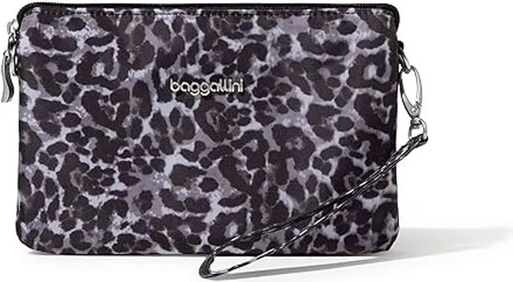 Baggallini The Only Mini Bag (Grey Wild Cheetah) Handbags
