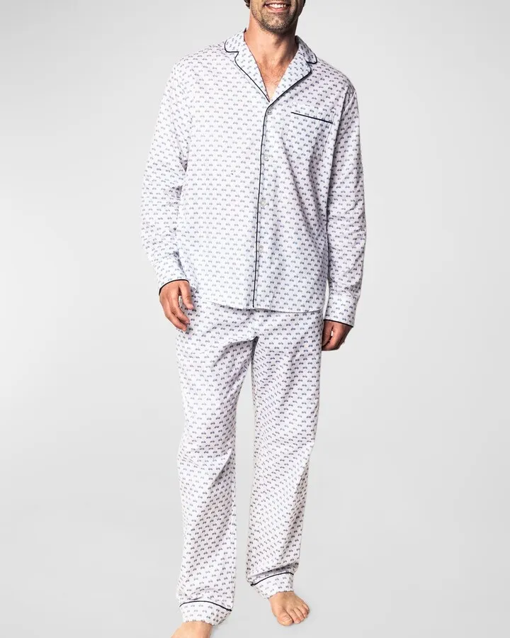 Men's Bicyclette Long Pajama Set