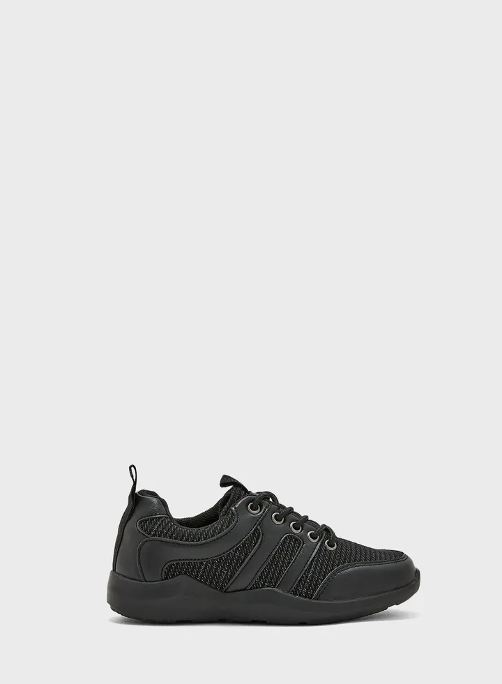 Back To School Kids Lace Up Sport Shoes