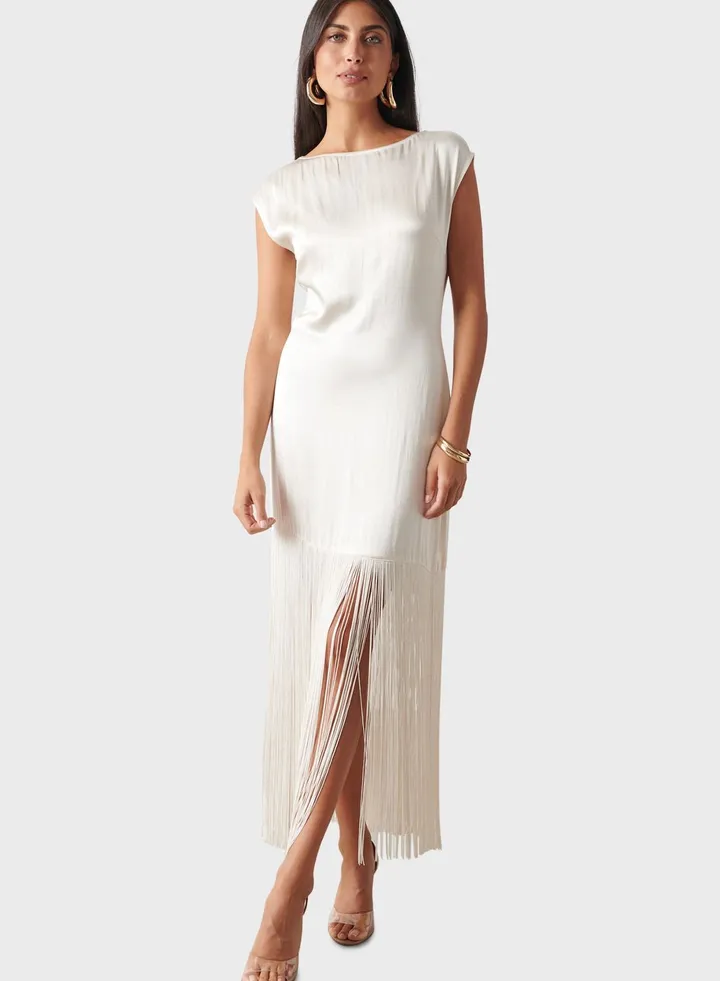 Side Slit Assymetrical Dress
