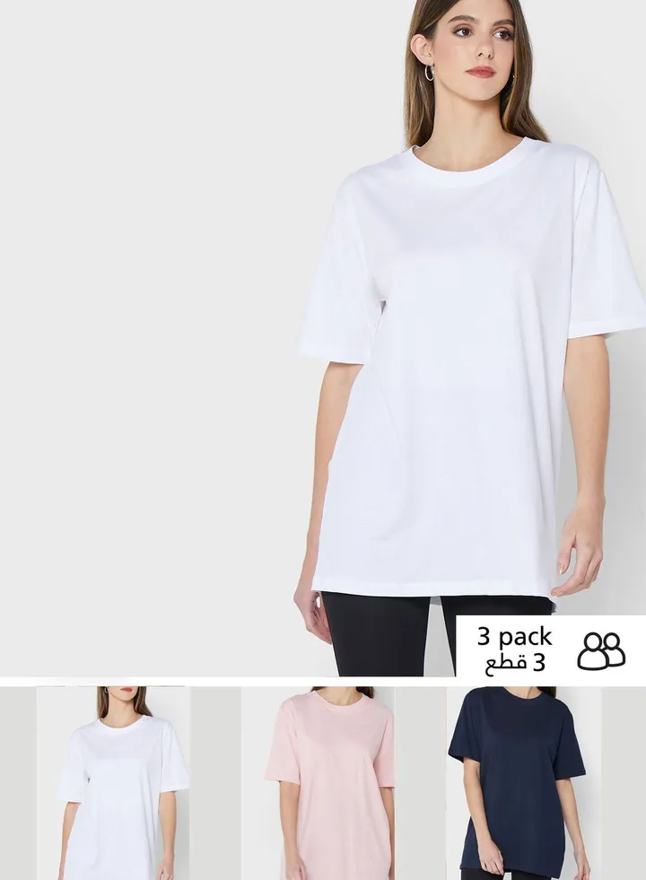 3 Pack Oversized T-Shirt