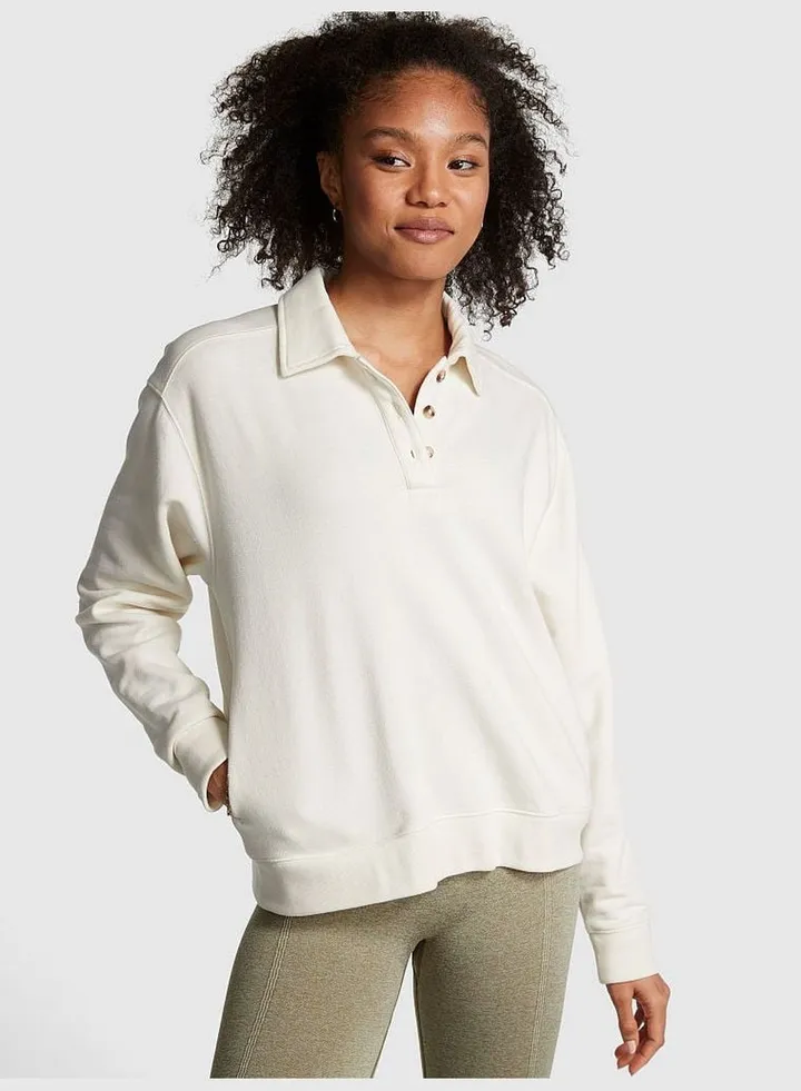 Everyday Fleece Polo Sweatshirt