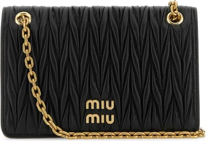 Miu Miu Matelassé Chain-Linked Mini Crossbody Bag