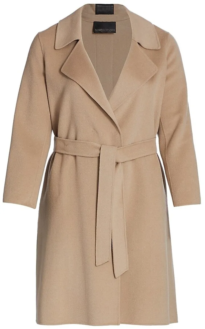 Trousse Double Wool Wrap Coat