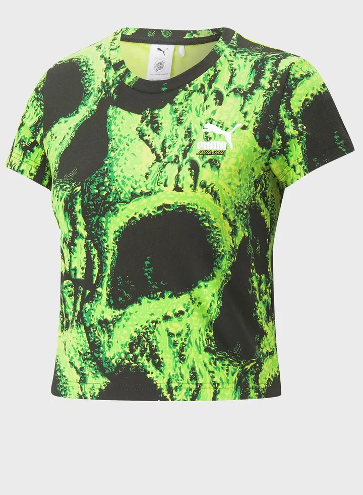 Santa Cruz Aop Cropped Top