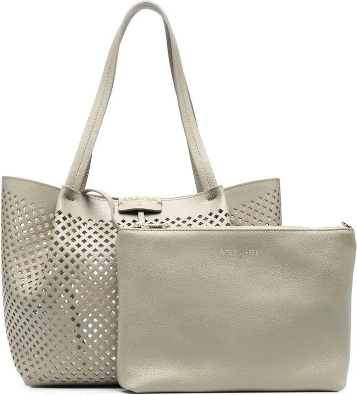 Cut-Out Detail Tote Bag
