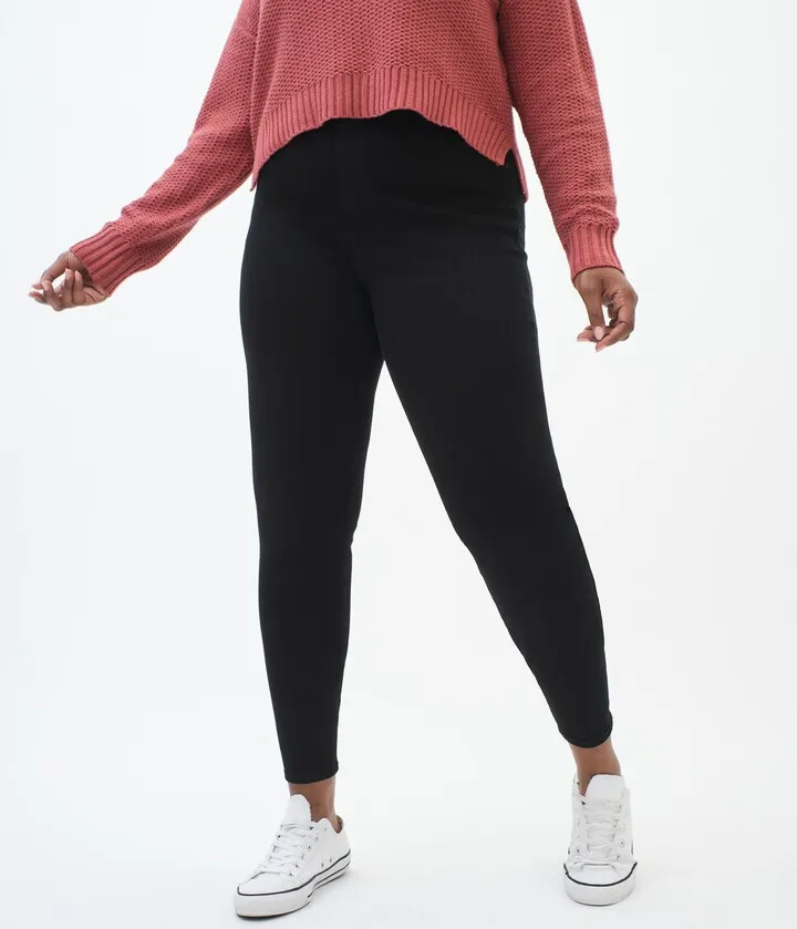 Aeropostale Women's Flex Effects High-Rise Curvy Jegging