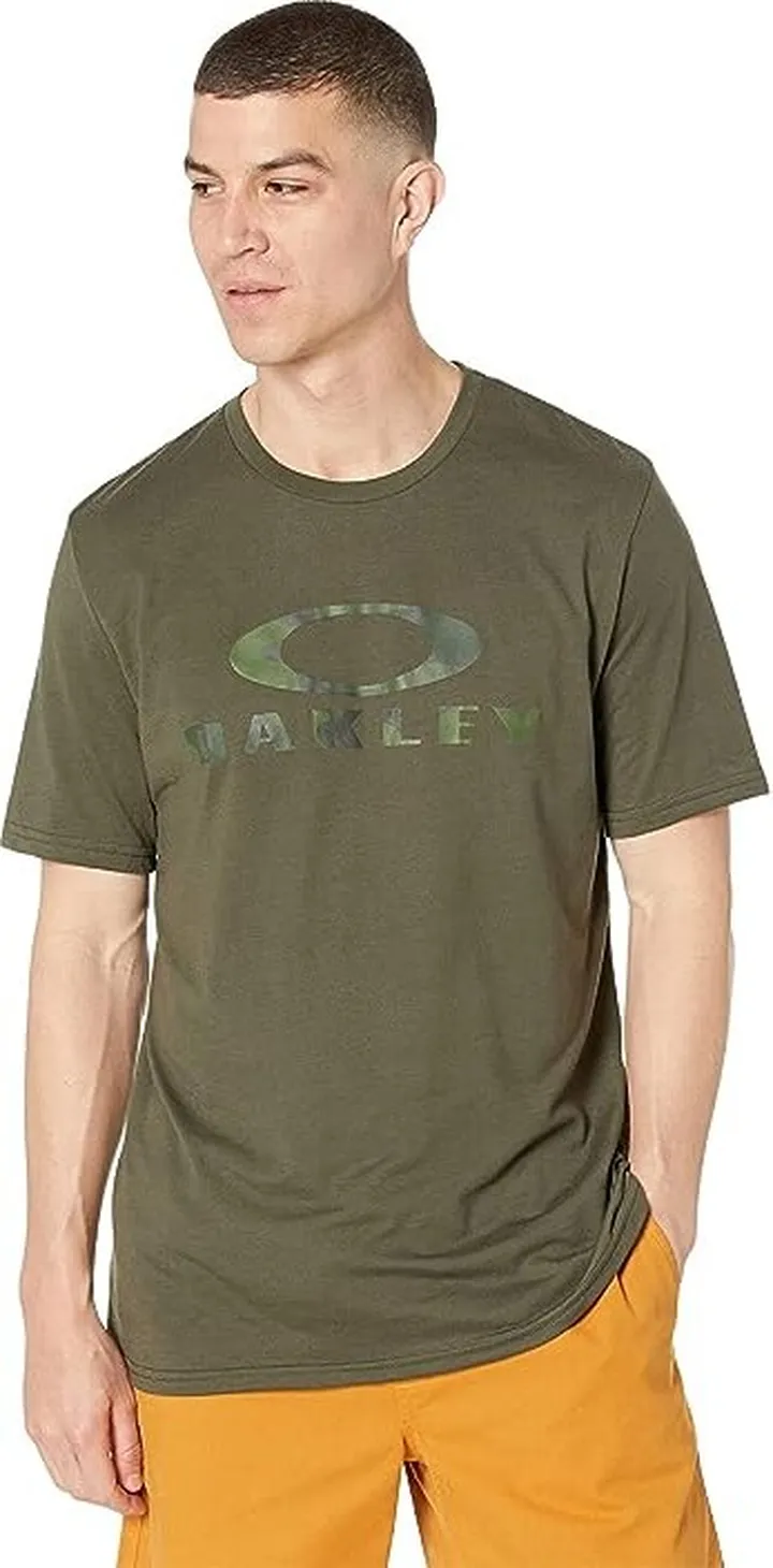 Oakley O Bark Short Sleeve Tee (New Dark Brush) Men's Clothing