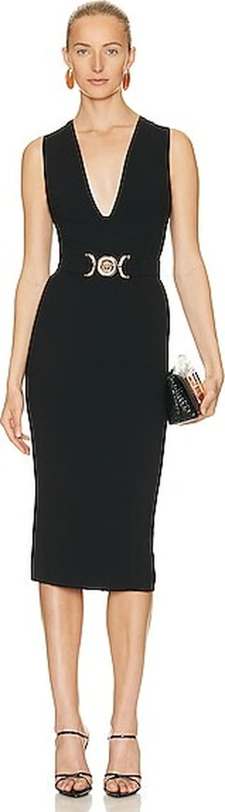 VERSACE Sable Dress in Black