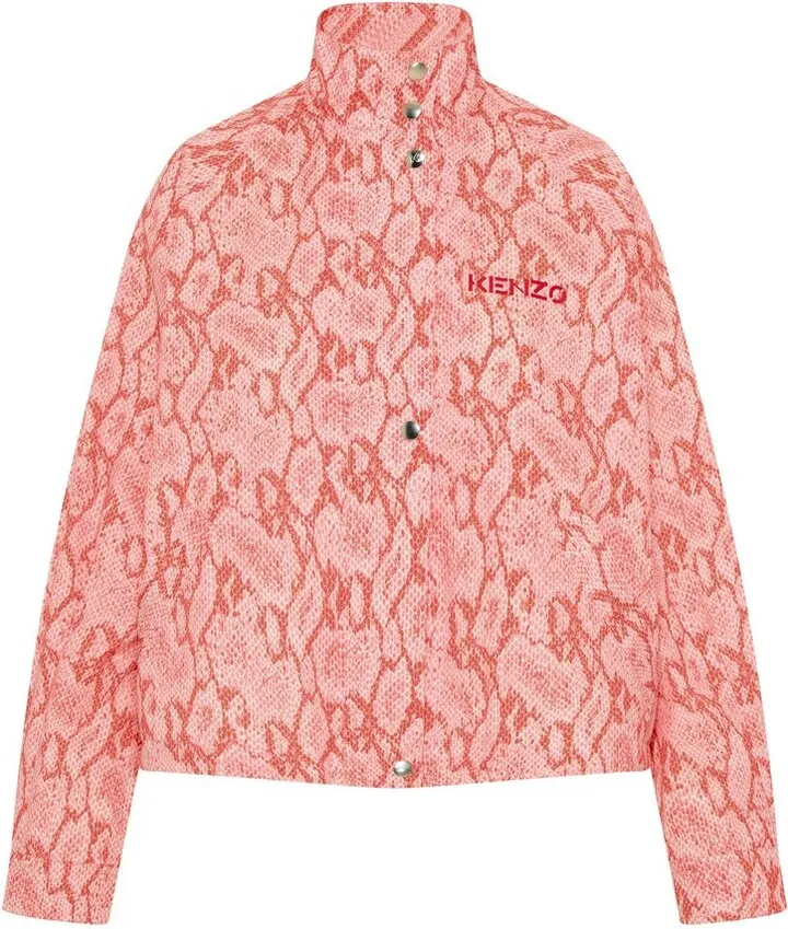 Kenzo Allover Printed High-Neck Jacket