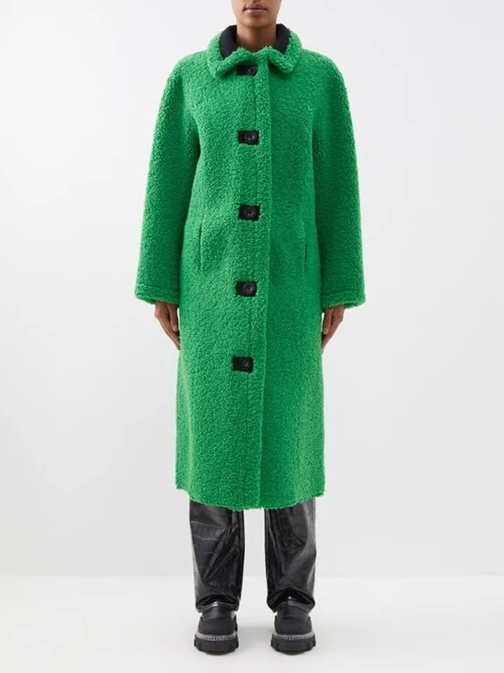 Kenca Reversible Faux-shearling Coat