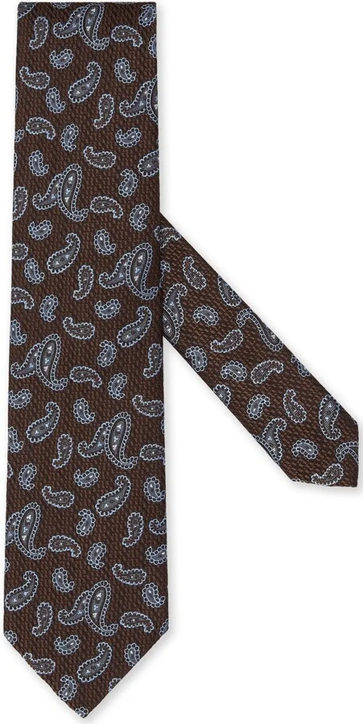 Doppia Trama pattern silk tie