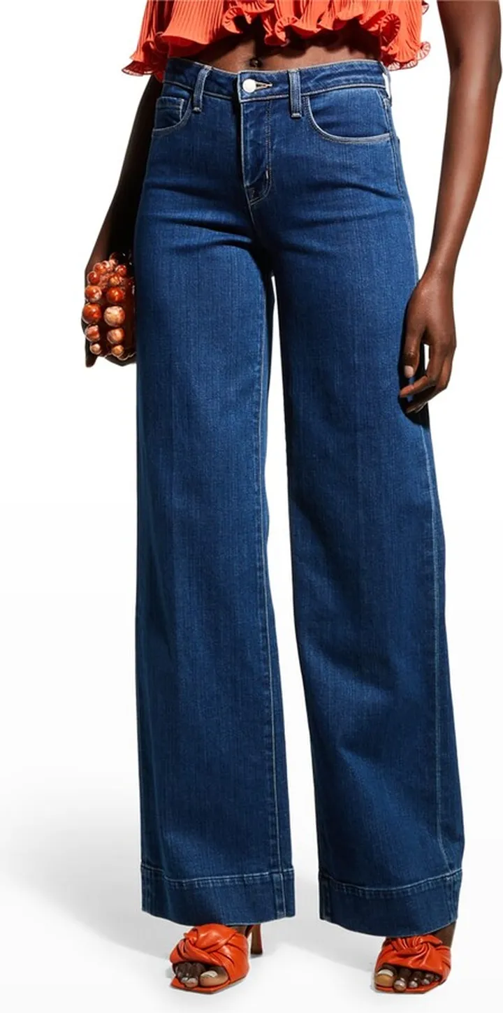Madden High-Rise Wide-Leg Jeans