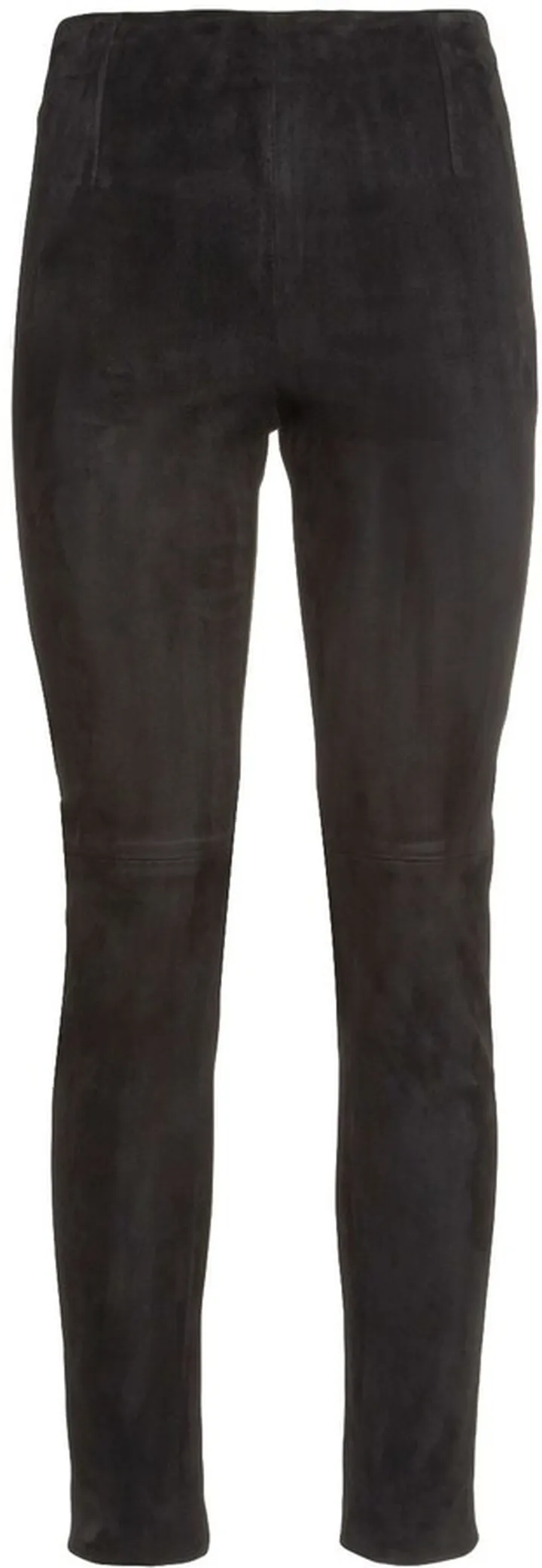 Rafia suede leather skinny pants