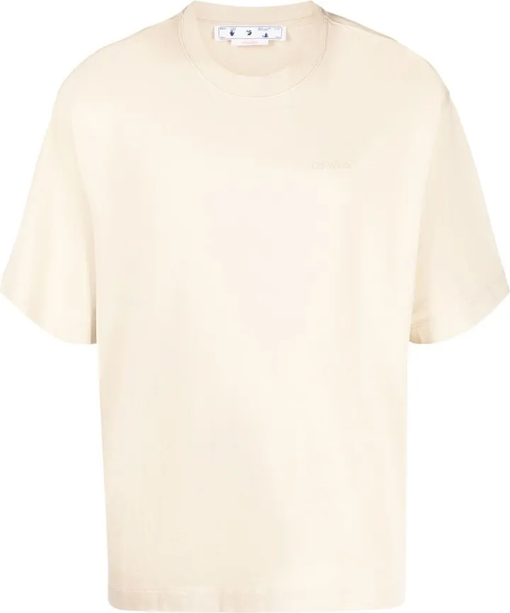 logo-print organic cotton T-shirt