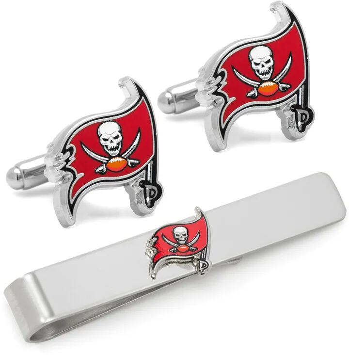 NFL Tampa Bay Buccaneers Cuff Links & Tie Bar