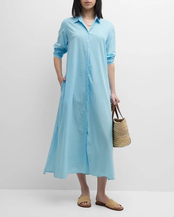 Boden Lightweight Poplin Midi Shirtdress