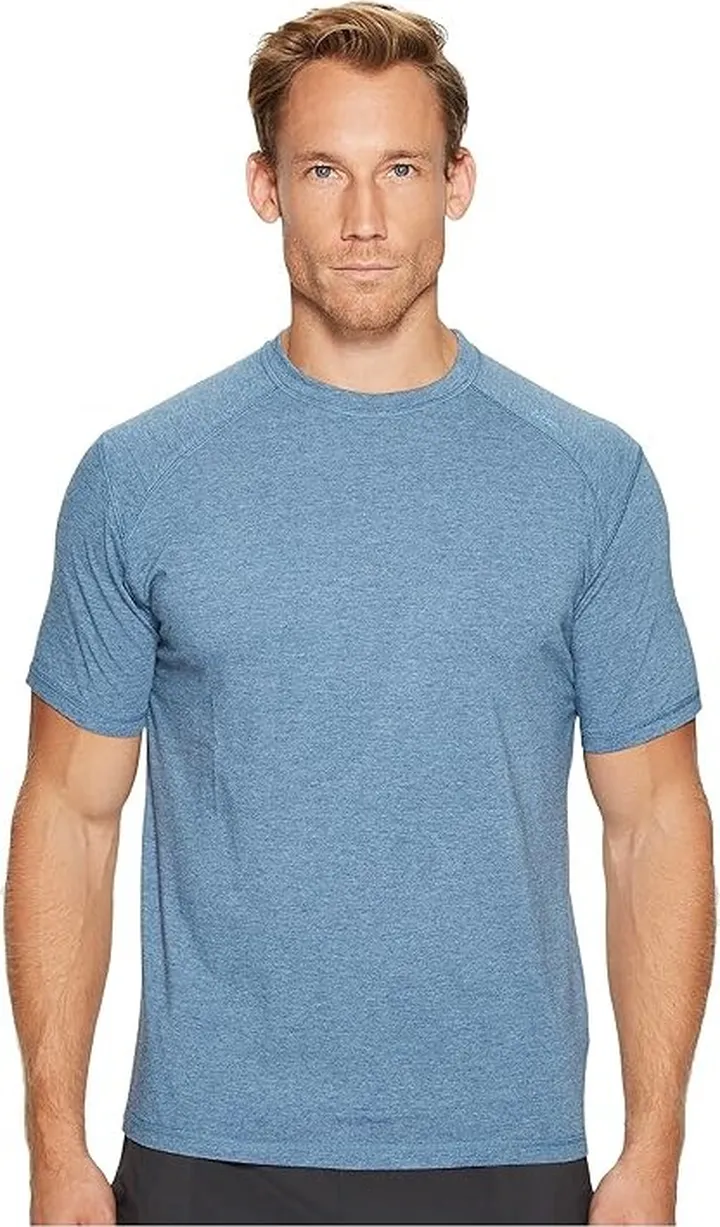 tasc Performance Carrollton Top (Indigo Heather) Men's Clothing