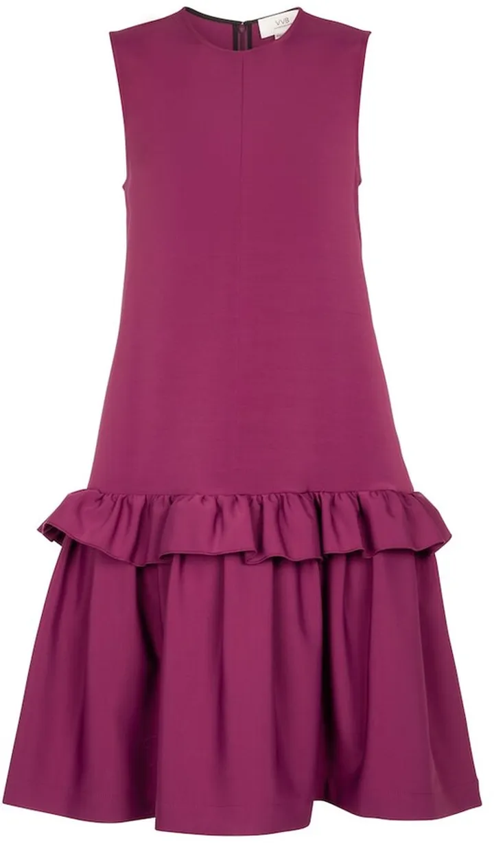 Stretch-twill midi dress