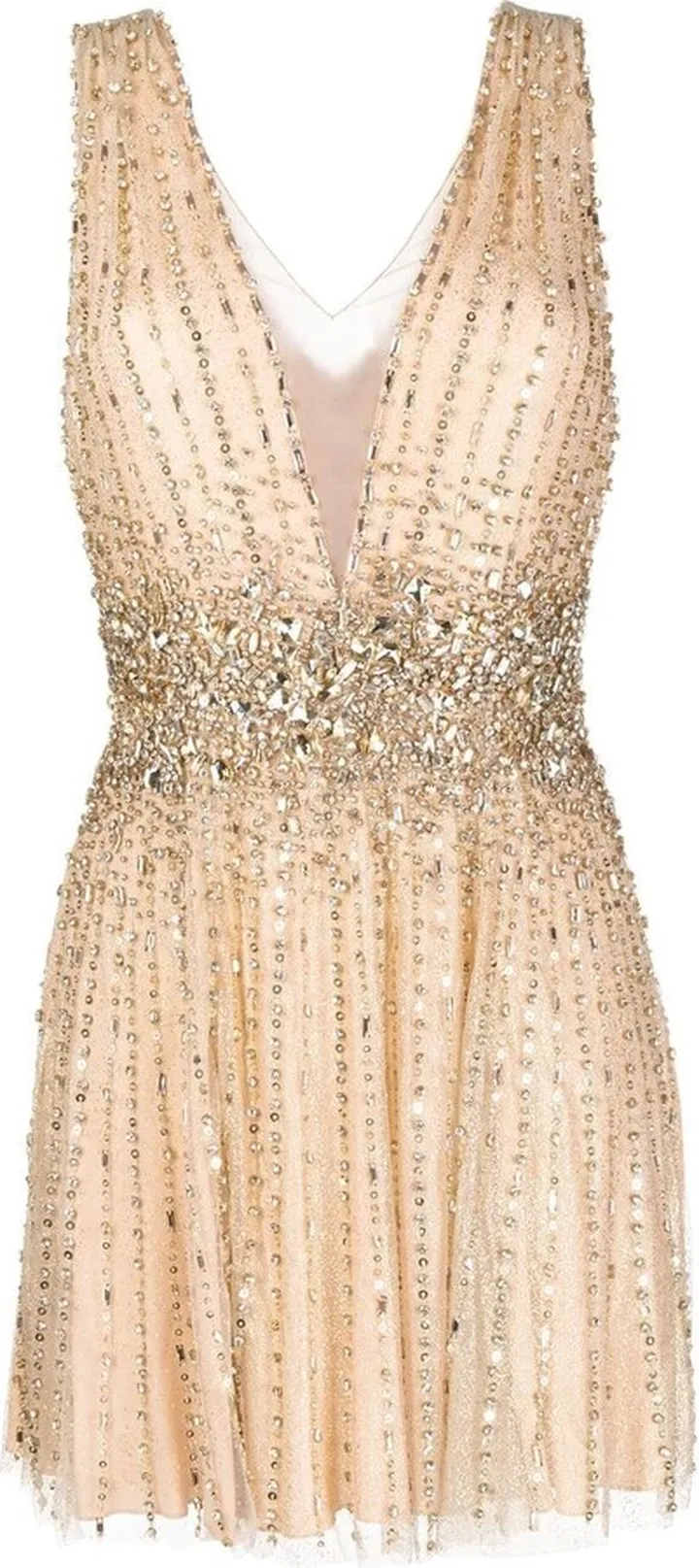 Sissy bead-embellished dress