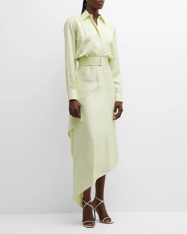 The Margot Asymmetric Shirtdress