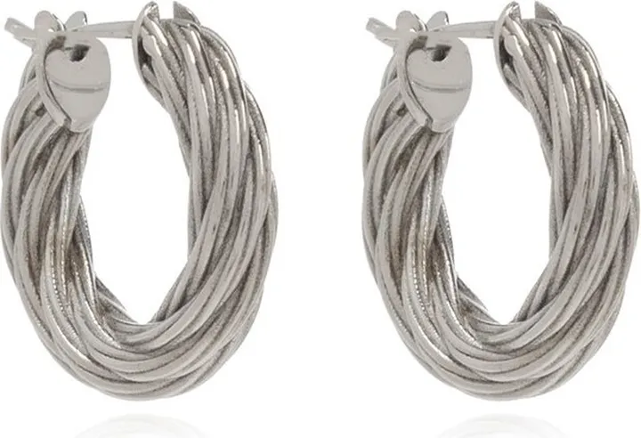 Bottega Veneta Twist Hoop Earrings