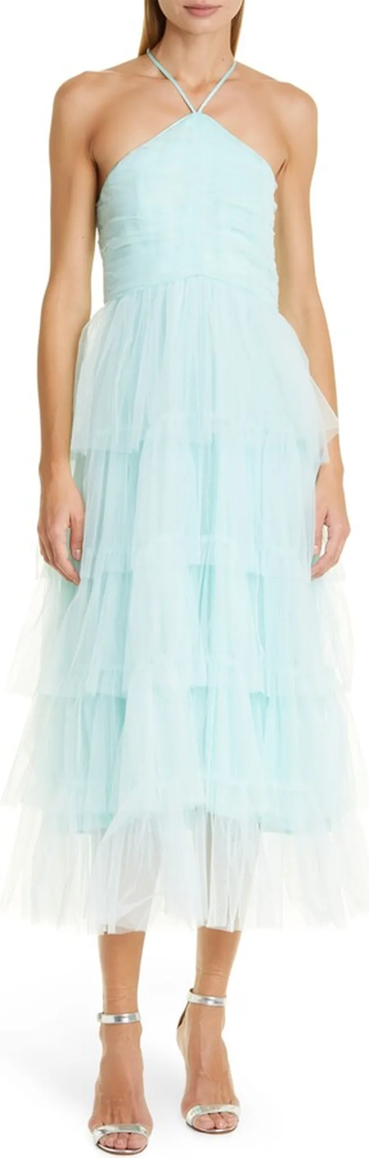 Shane Tiered Tulle Gown