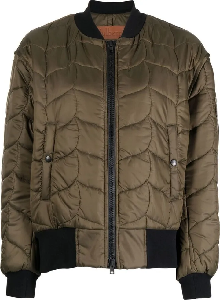 Quilted Bomber Jacket