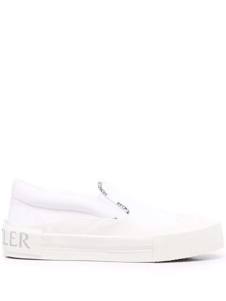 Logo Trimmed Slip-On Sneakers