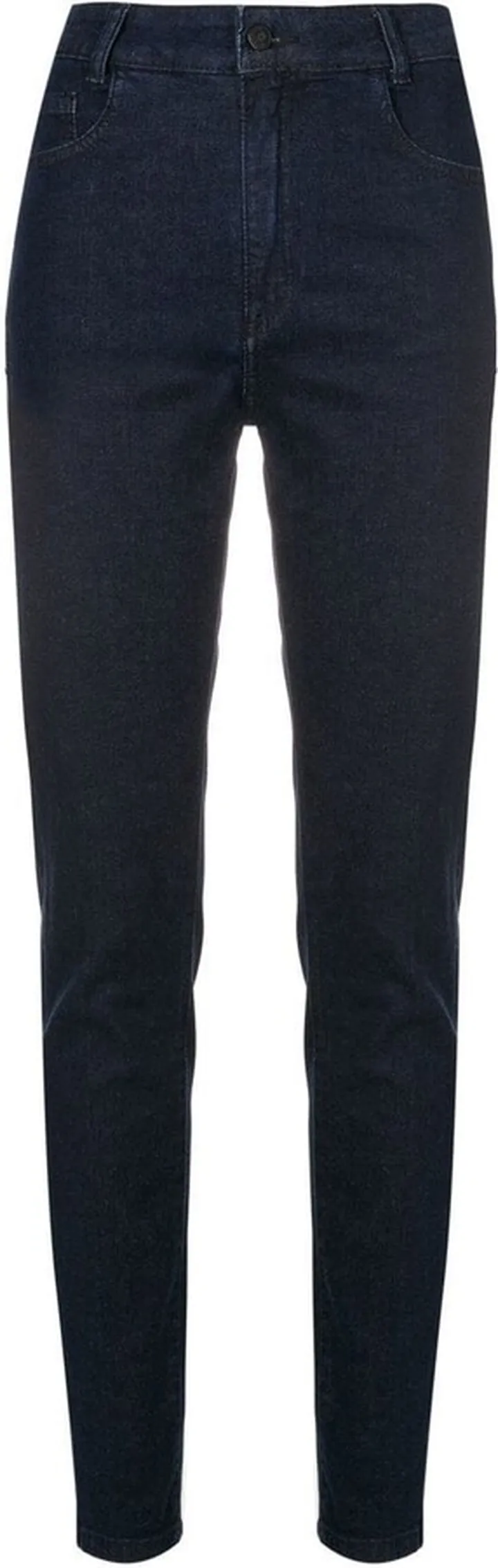 High-Waisted Slim-Fit Jeans