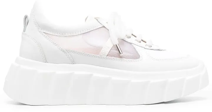 Blondie Grid platform sneakers
