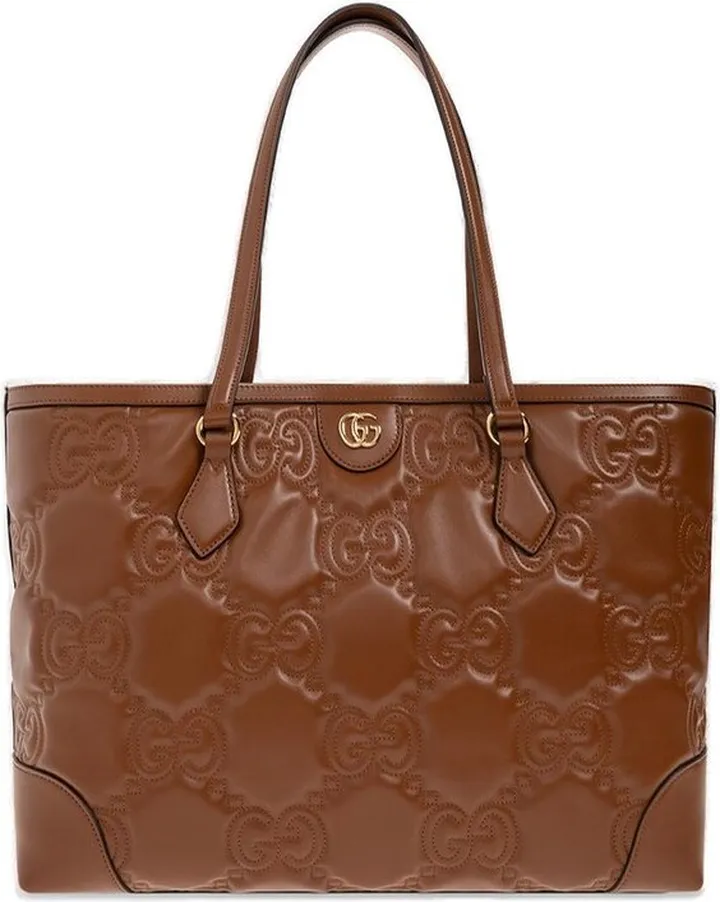 Gucci GG Quilted Open-Top Tote Bag