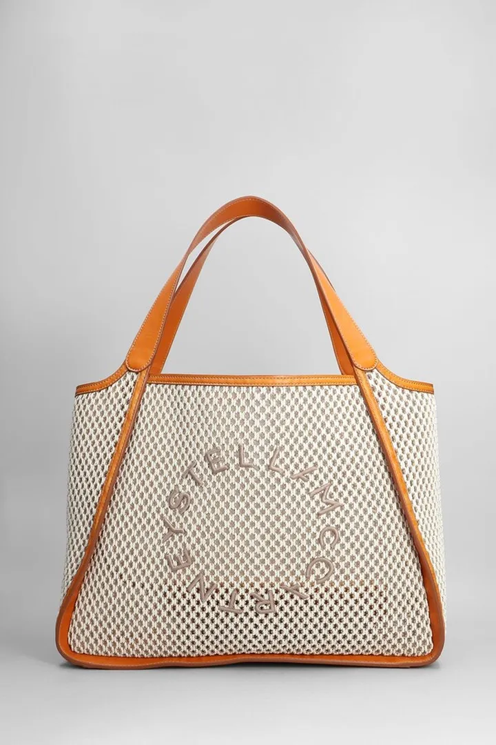 Tote In Beige Polyamide