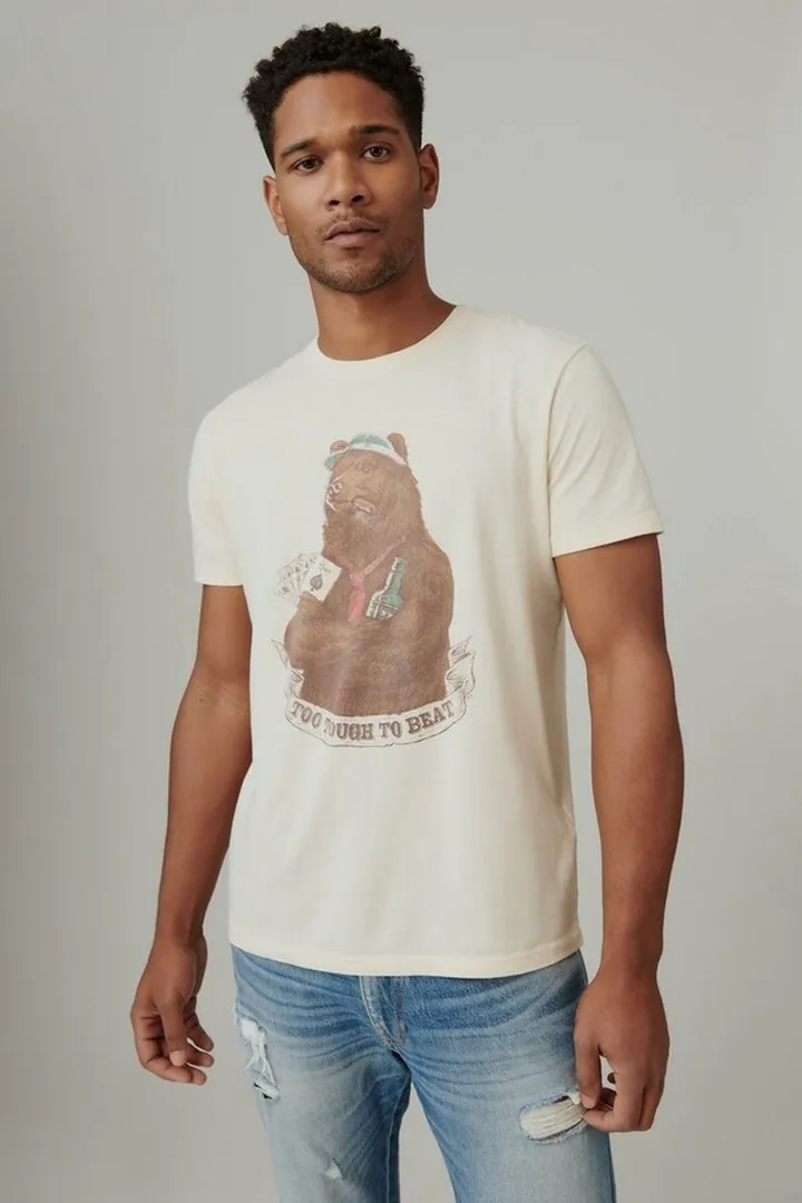 Gambling Bear Graphic Tee