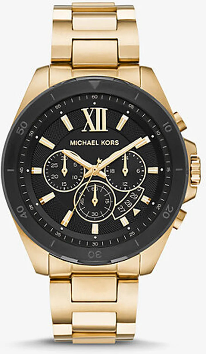 Oversized Brecken Gold-Tone Watch