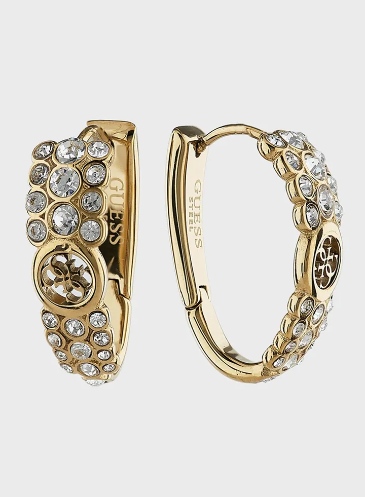 4G Illusion Hoop Earrings