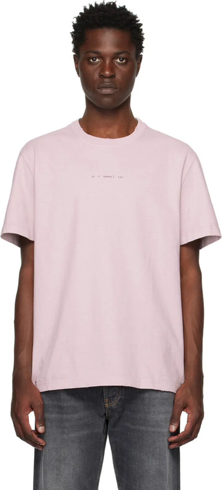 Golden Goose Pink Printed T-Shirt