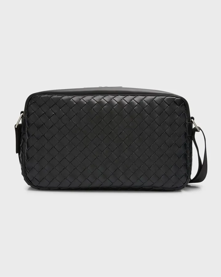 Men's Avenue Large Intrecciato Crossbody Bag