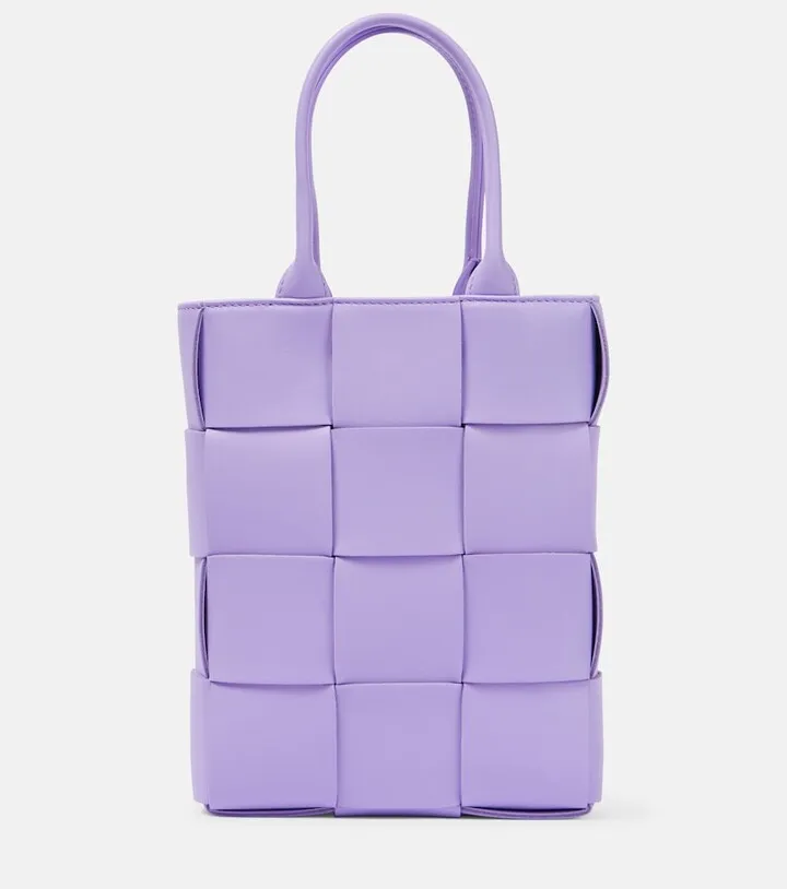 Cassette Mini leather tote bag