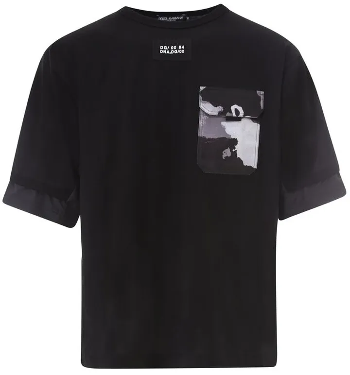 Dolce & Gabbana Camouflage Patch Pocket T-Shirt