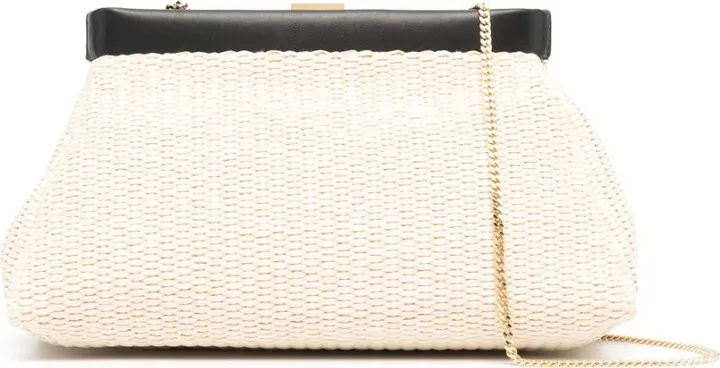 Neutral The Cannes Raffia Bag